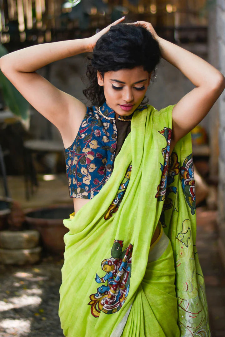 APSARA AALE WALE PREMIUM LINEN COTTON SAREE