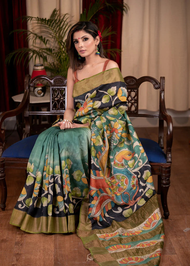 SHARMILE WALE  PREMIUM LINEN COTTON SAREE