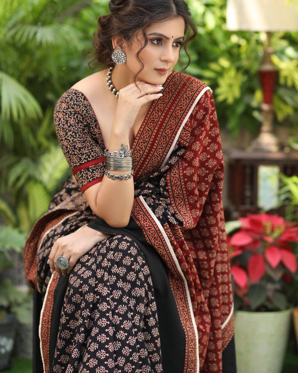 LADKI DEEWANI  WALE PREMIUM COTTON LINEN SAREE