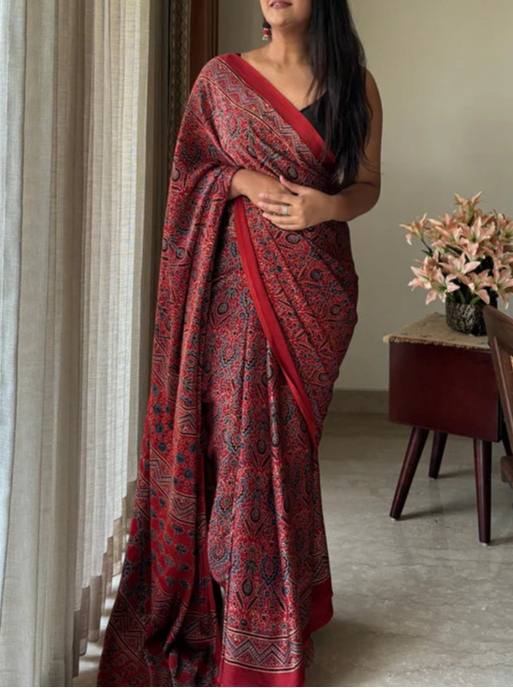 VEER ZAARA MODAL SATIN SILK SAREE