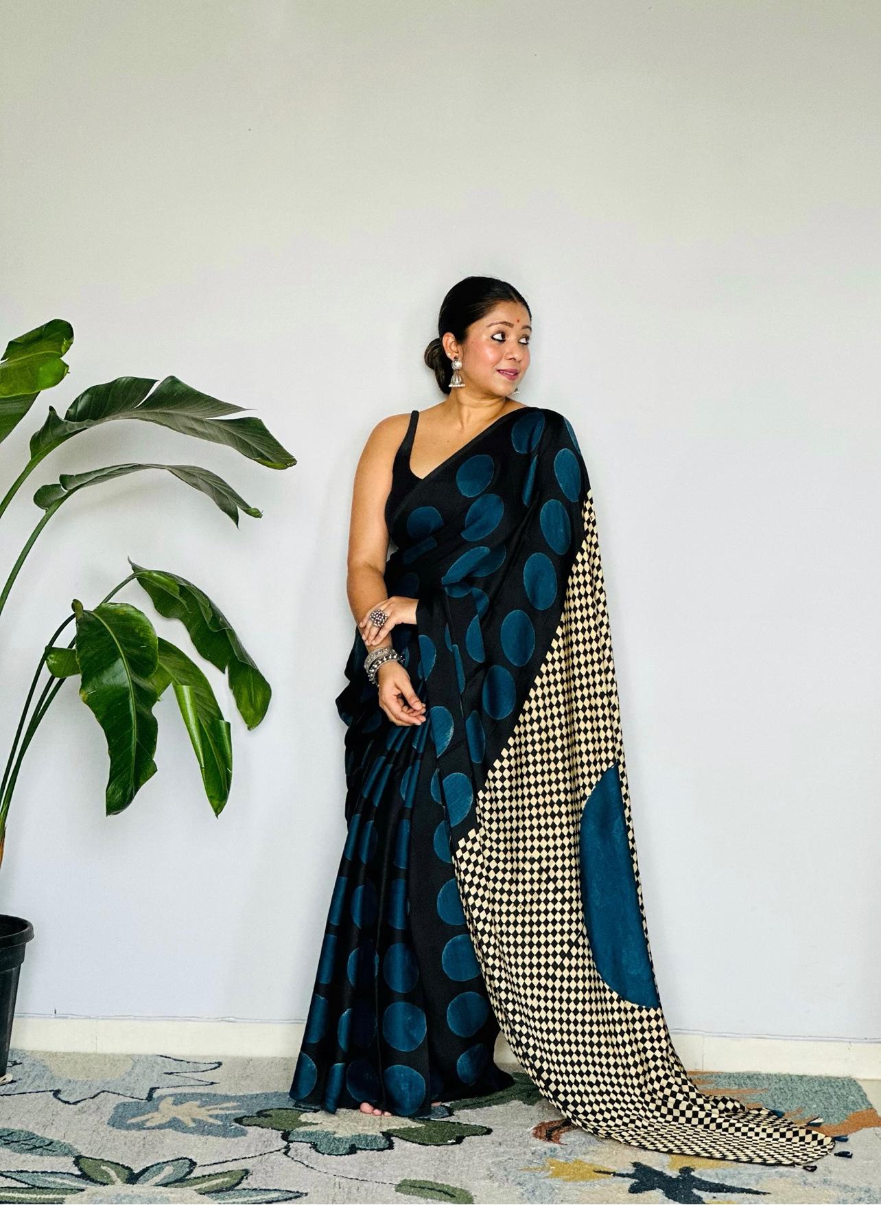 TERETE MARJAWA WALE PREMIUM MODAL SATIN SILK SAREE