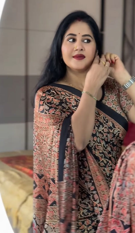 DEEWANA WALE PREMIUM MODAL SILK SAREE