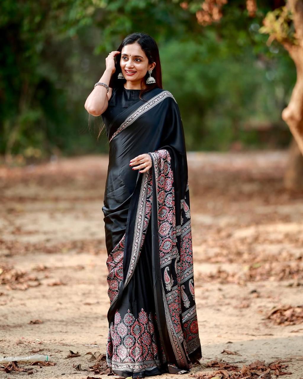 BEST SELLING WALE MODAL SATIN SILK SAREE