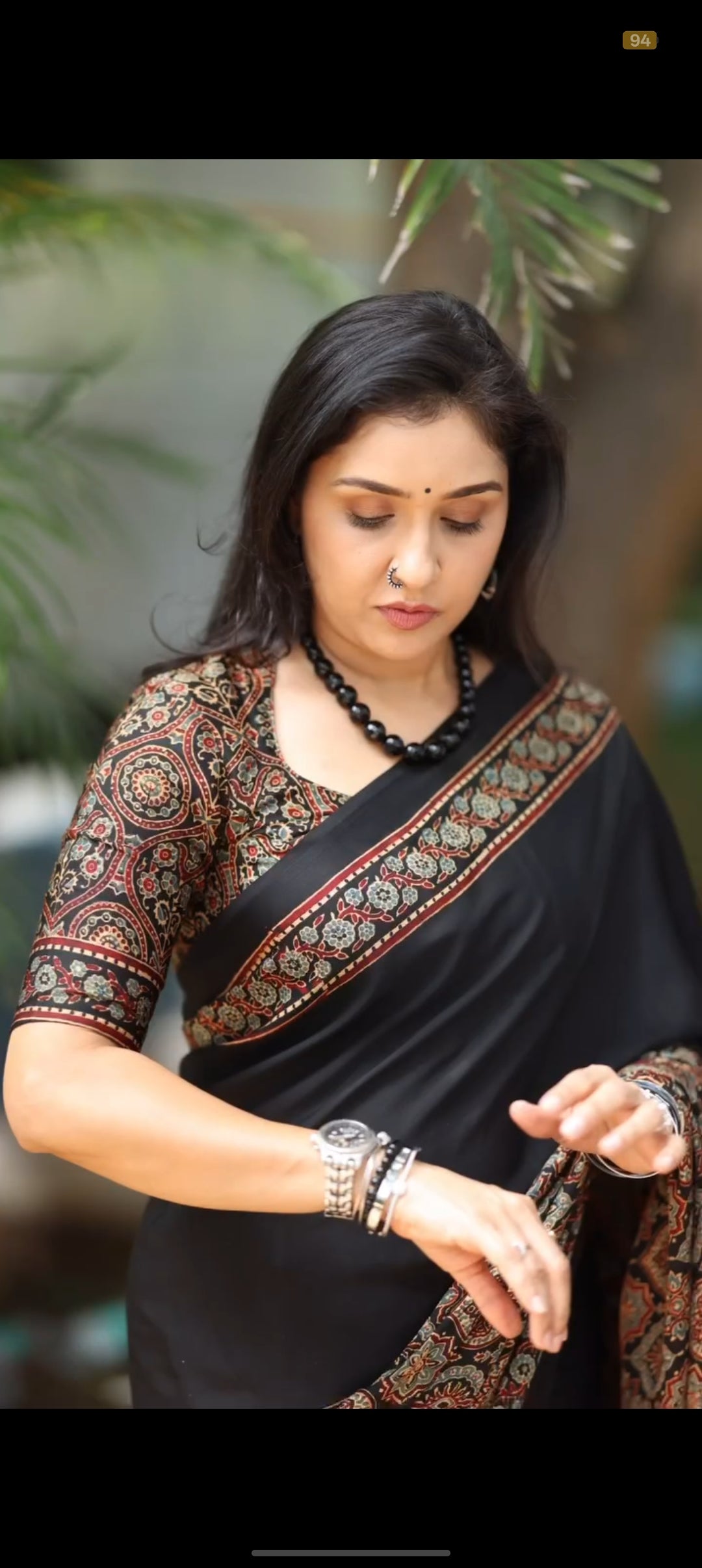 Anu Prabhakar wale PREMIUM MODAL SILK SAREE