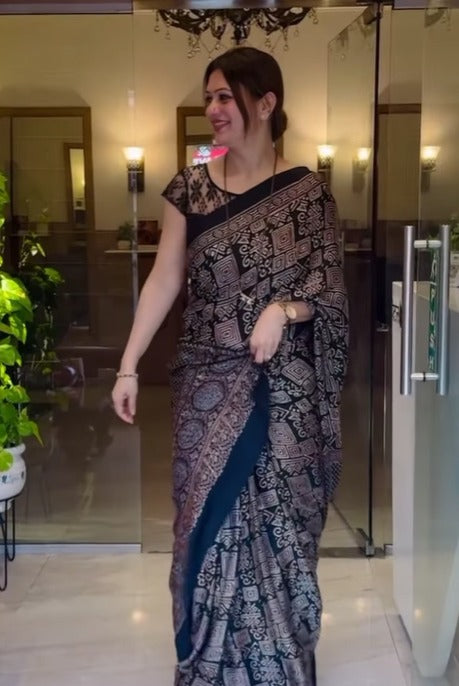 BADALO WALE  PREMIUM MODAL SILK SAREE