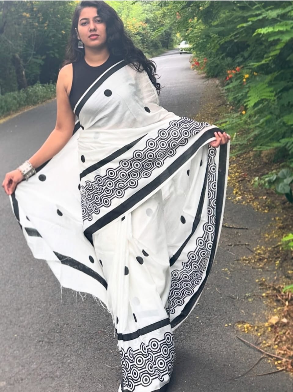 TERE KHABO ME WALE  PREMIUM LINEN COTTON SAREE