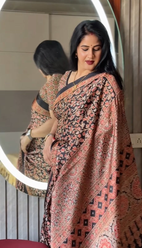 DEEWANA WALE PREMIUM MODAL SILK SAREE